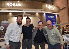 Ready set go! Michiel Wisse with Robur, Rob Kwinten, Aad Verduijn en Peter van den Bemd with MJTech.